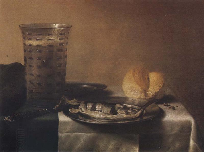 Pieter Claesz Style life with herring China oil painting art